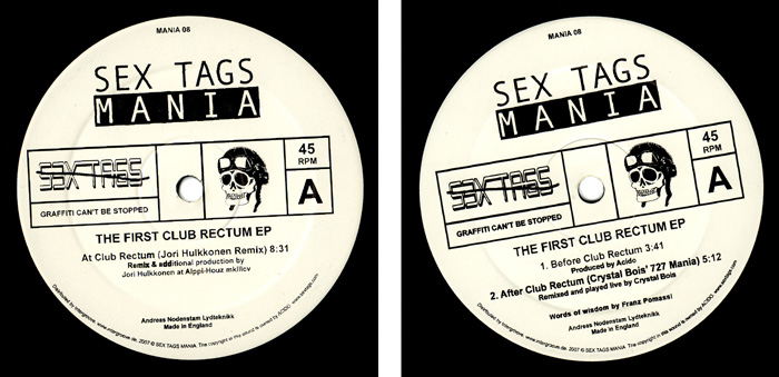 The first club rectum EP - sex tags mania